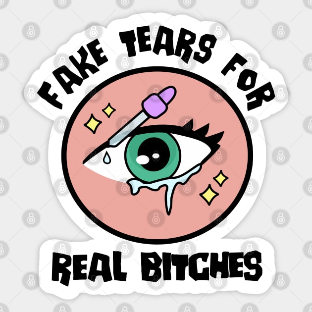 Fake Tears Sticker by Brunaesmanhott0